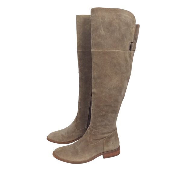 Born Tan Over the Knee Boots - Picture 2 of 14